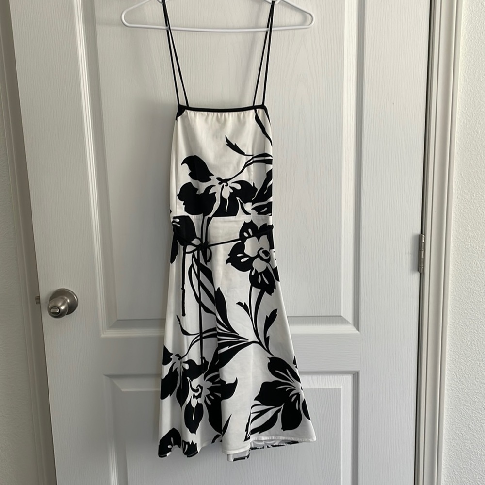 Hawaiian print summer dress